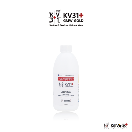 [KillVirus] 킬바이러스 KV31+ 살균 탈취 미네랄 워터 500ml / 물체 살균용, 리필형